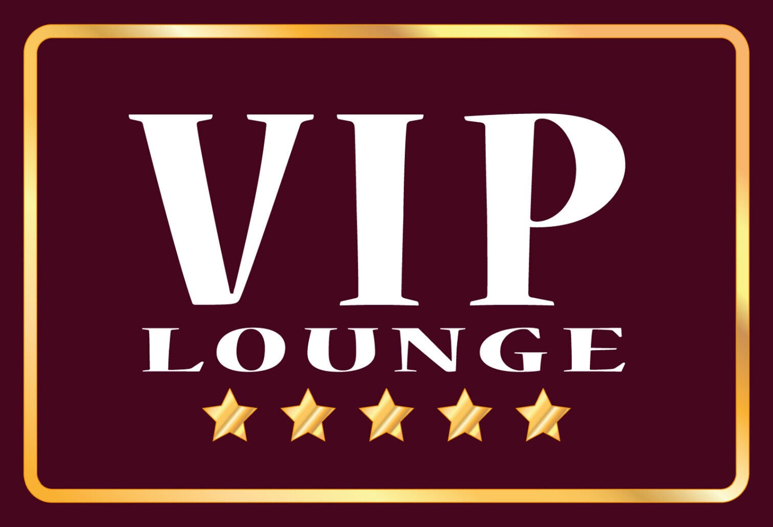 Vip Seating Reservation Sign Sign Vip Lounge 12x18 / 20x30 / 30x40 Sheet Metal or Wood - Etsy