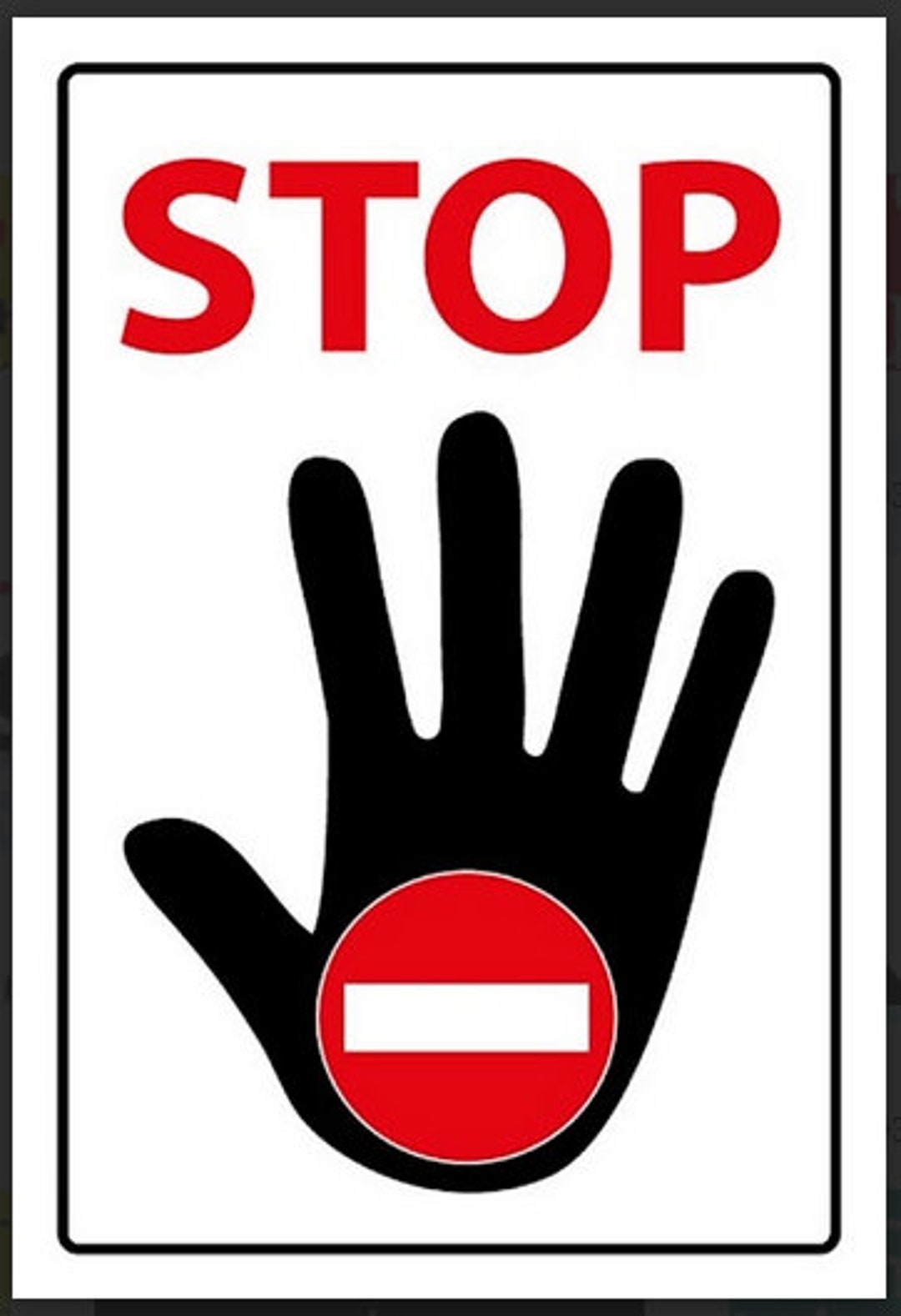 Nostalgia Sign Warning Ban Danger Stop 12x18/20x30/30x40 Sheet Metal or ...