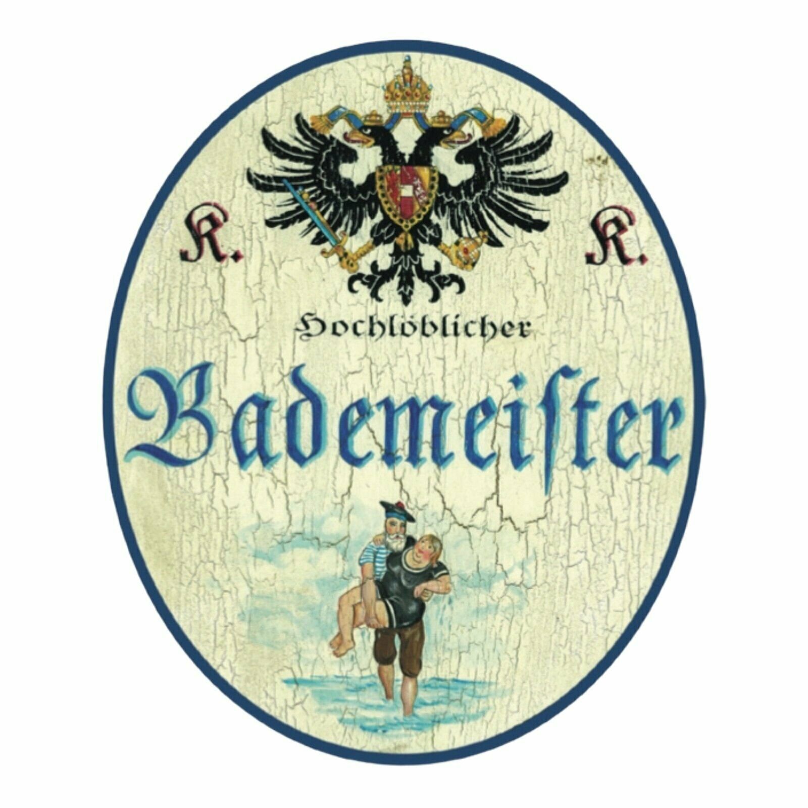 Kuk nostalgie holzschild bademeister badefrau - Etsy Österreich, image size:1600x1600
