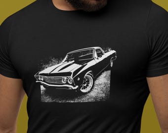 Classic car shirt featuring 67 El Camino - Unisex T-shirt - 1967 Chevy truck