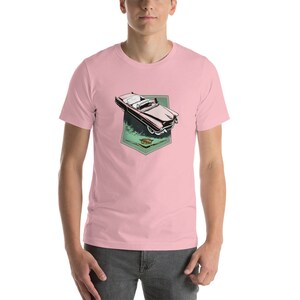 56 Pink Cadillac Unisex t-shirt, 1956 Caddy series 62