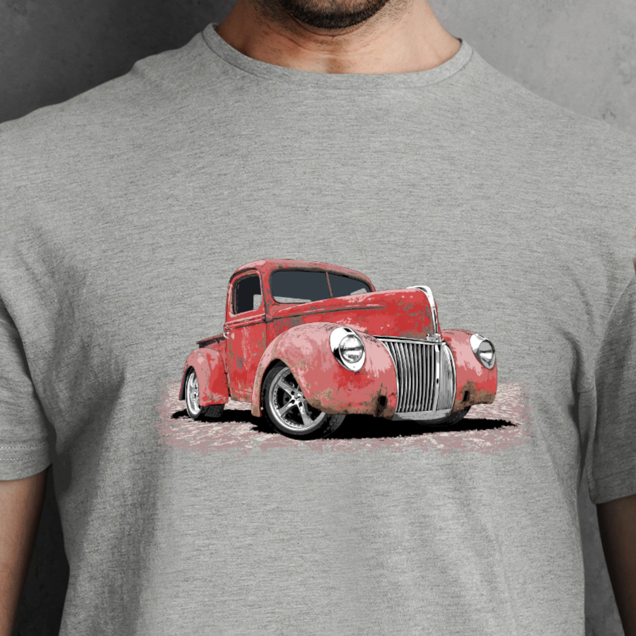 トップス The BOOZEZ Rusted Car Tee XL Kranky Ol Bastard - Buick Hot Rod tee shirt - Dirty Monkey