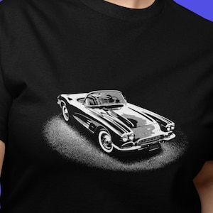 Classic Car Shirt featuring 61 Corvette, 1961 Chevy on Unisex classic tee