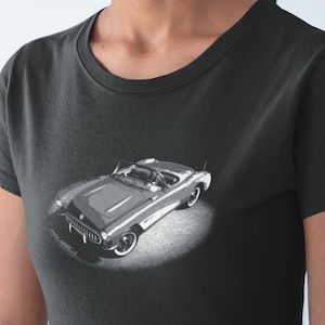 Classic Car Shirt featuring 57 Corvette, 1957 Chevy on Unisex classic tee