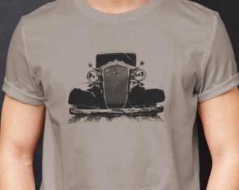 Classic Car Unisex T-Shirt mit 35 Chevy - Light Shirt Version