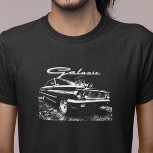 Classic Car Shirt featuring a hot rod 64 Galaxie - Unisex t-shirt with 1964 Ford