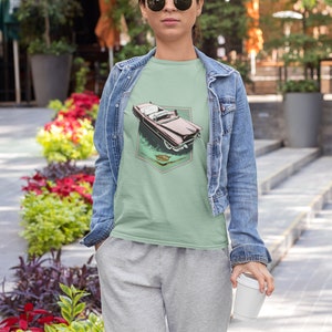 56 Pink Cadillac Unisex t-shirt, 1956 Caddy series 62