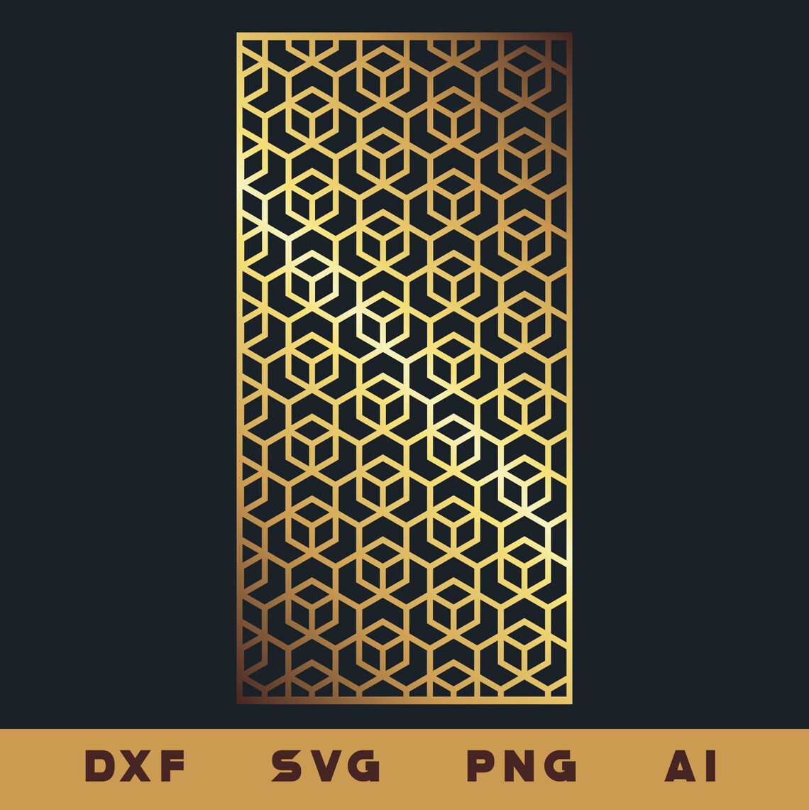 Hexagon Pattern Room Divider Kit | Hexagram Geometric Wall Panel ...