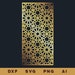 Islamic Pattern Room Divider Bundle I02 | Islamic Geometric Wall Panel ...