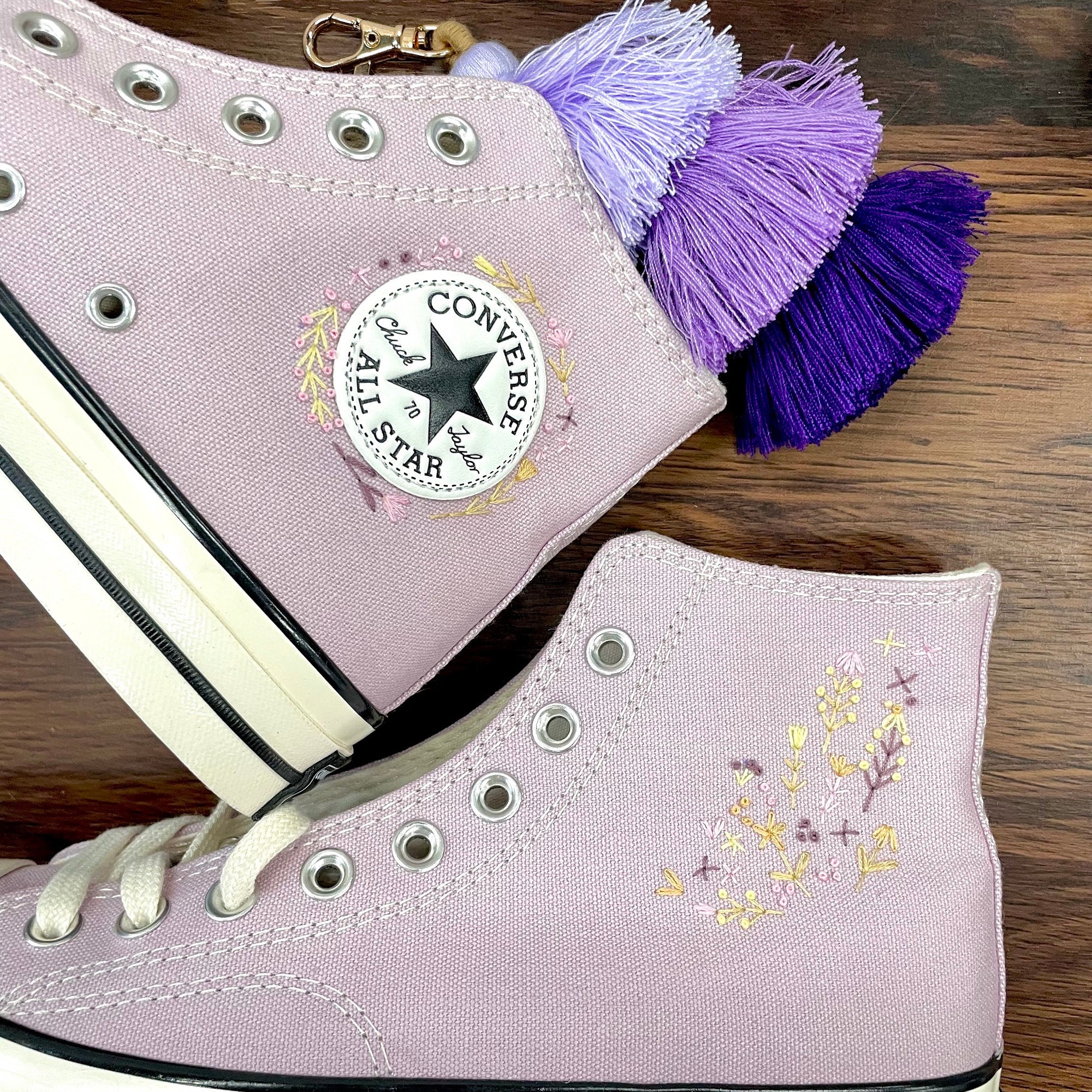 purple converse flowers