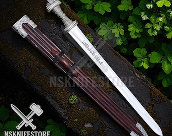Handmade Decorative Viking Sword | Historical Norse Replica | Hand forged Steel Sword for Display & Gift