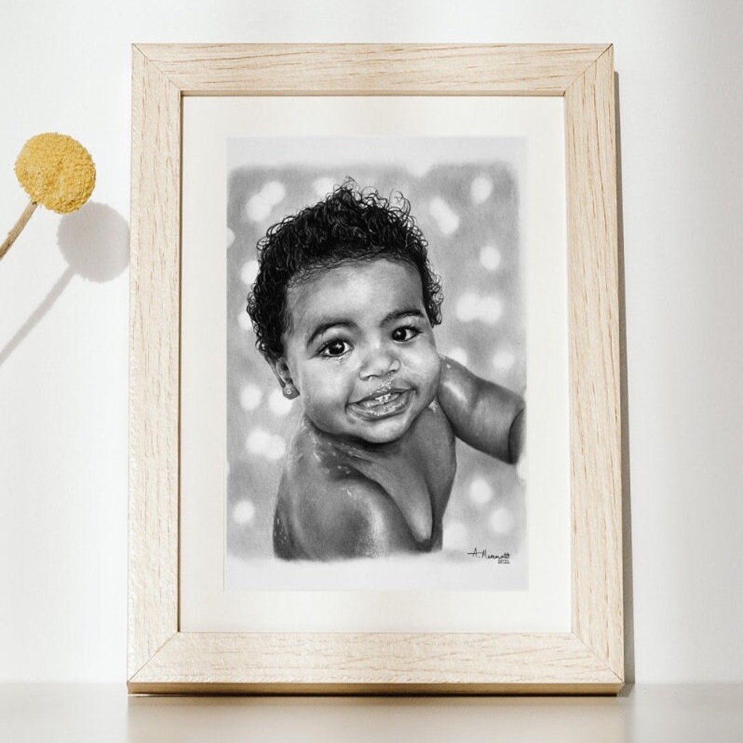 Custom Handdrawn Portraits From Photo Etsy
