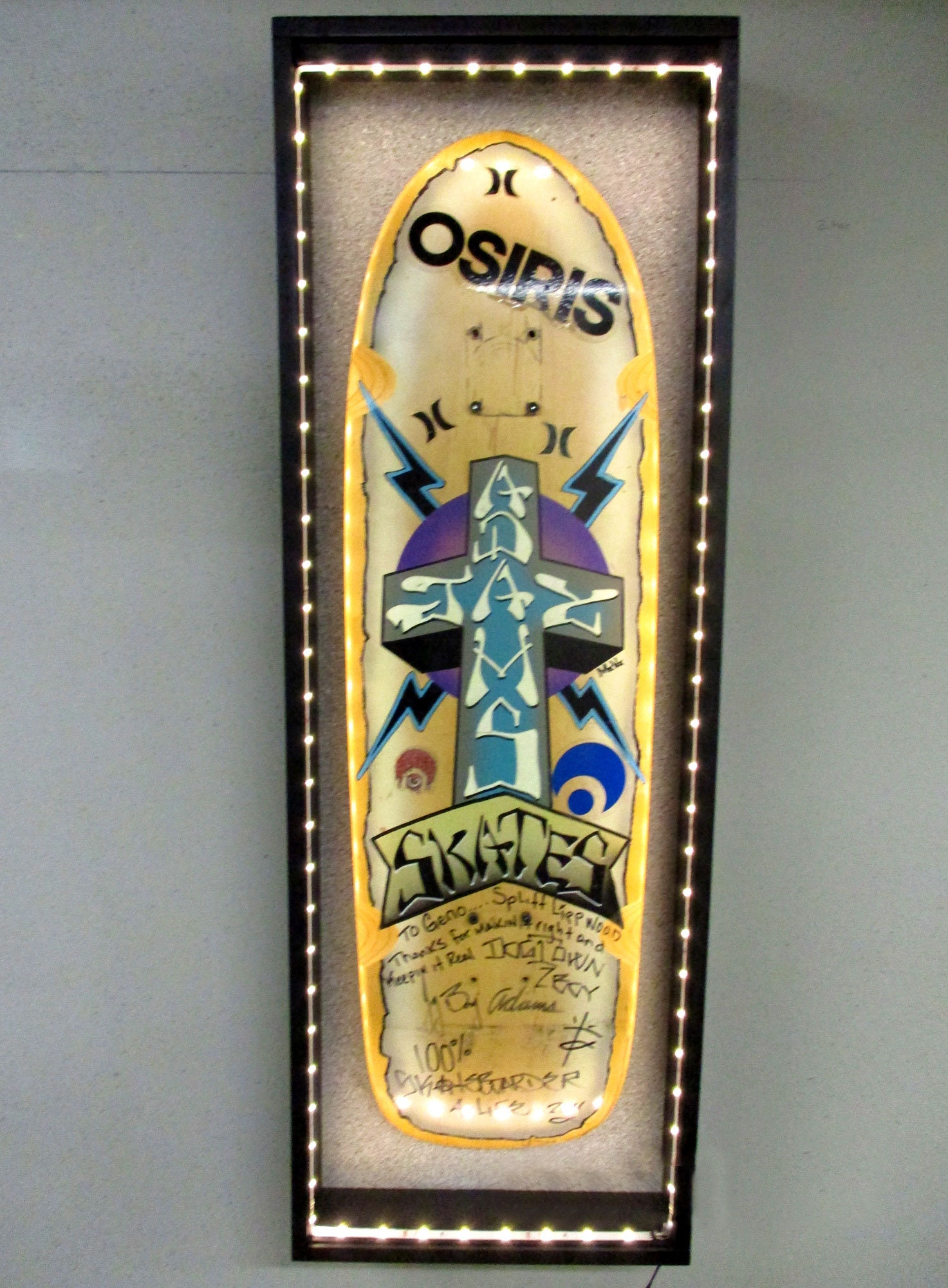 Skate Deck Shadow Boxes Etsy