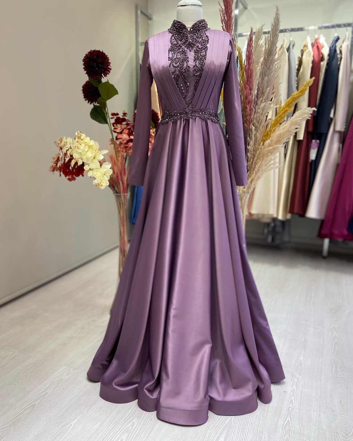 Muslim Wedding Dress Muslim Prom Dress Custom Made Veiling - Etsy