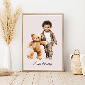 Black boy affirmations, Boys affirmation print, Black boy wall art, Childrens affirmation, Kids affirmation poster, kids affirmation print