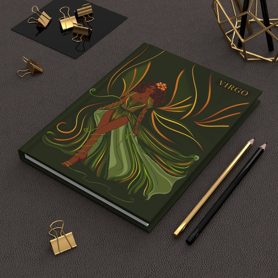Virgo Zodiac Journal: Black Girl Art, Astrology Notebook - Etsy