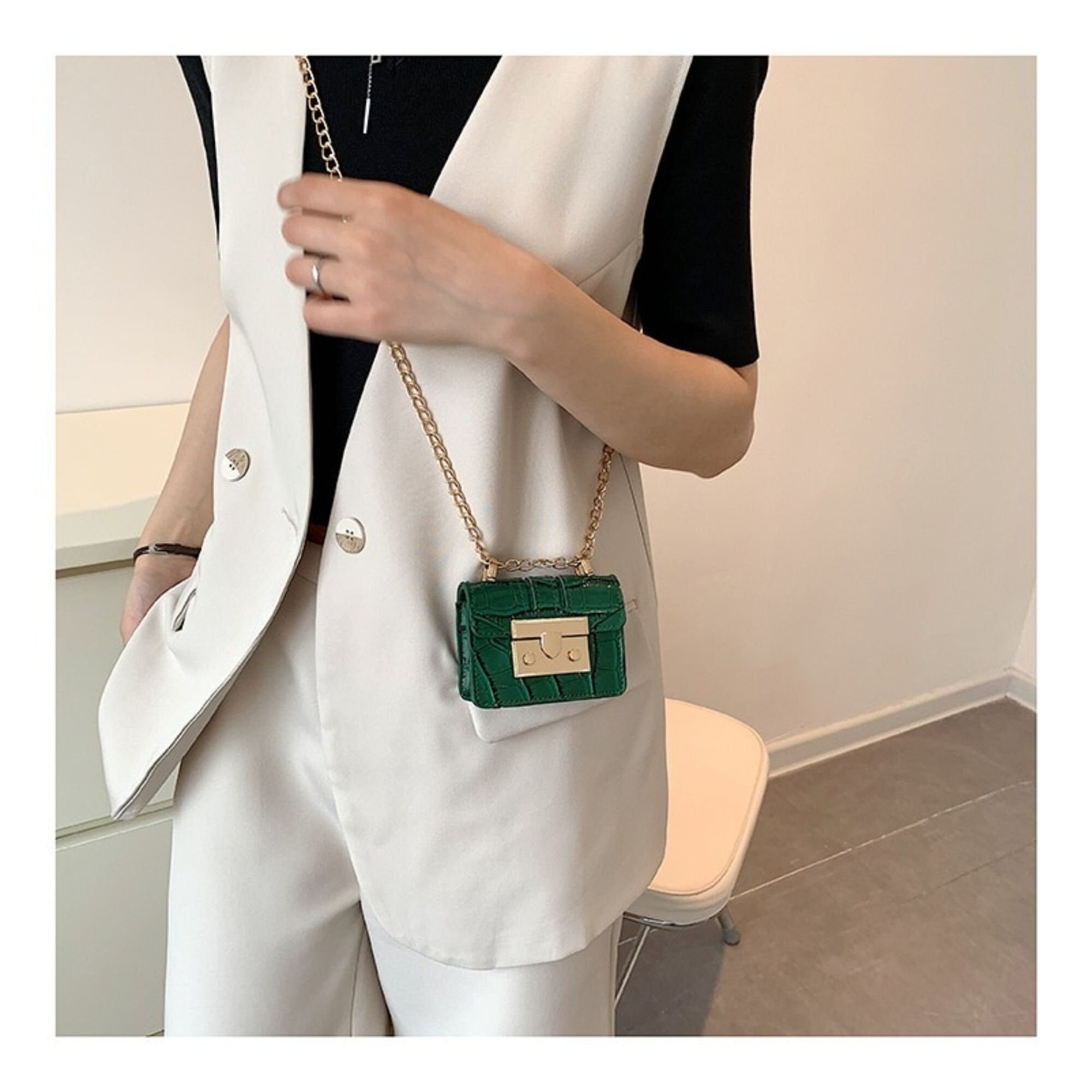 Gold mini deals purse