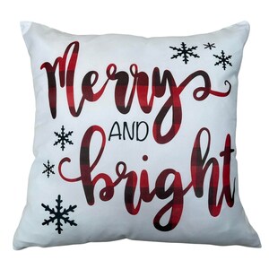 Festive 18x18 Christmas Pillow Cover for Modern Holiday Decor