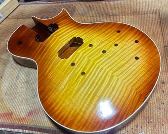 LP-Style chambered Guitar files. Fusion 360 CAD Project (Digital Download) and .stl Les Paul CNC Files