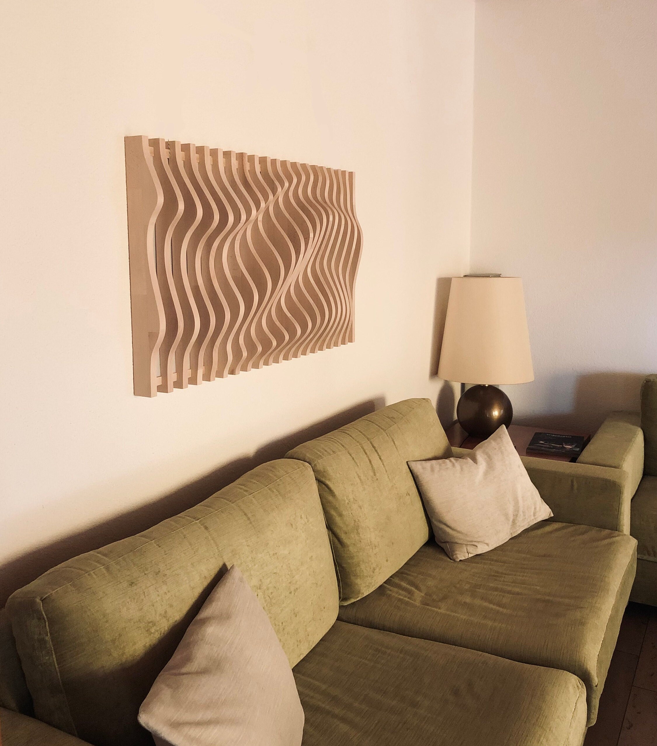 3D Parametric Wall Wall Sculpture Made of Wood and Acoustic Panel in ...