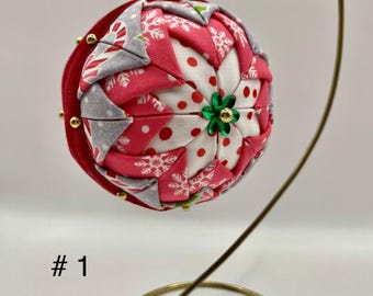 Quilted Ball Ornament - Etsy