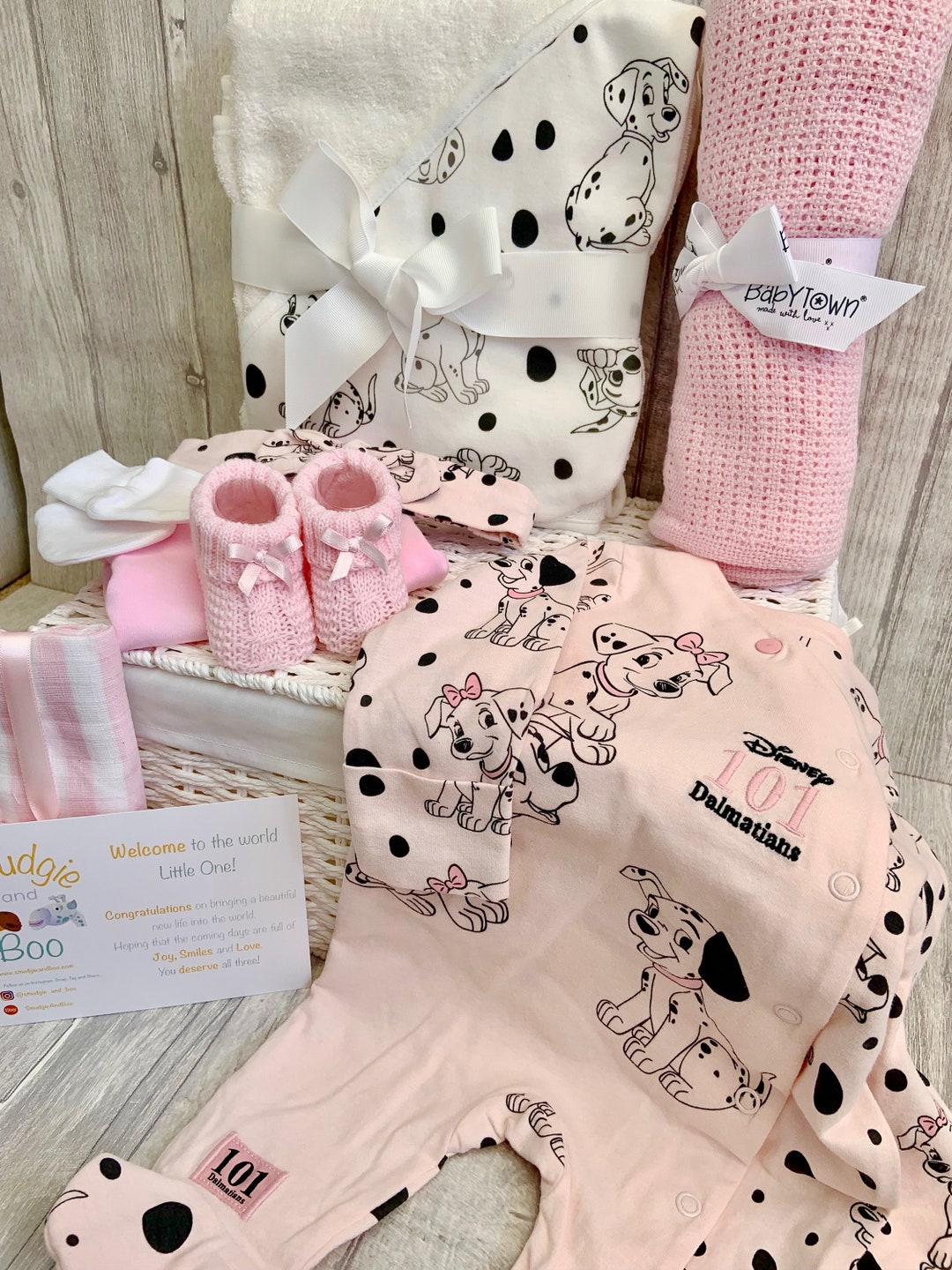 Baby Girl Hamper, 101 Dalmatians, Baby Shower Hamper, Maternity Leave
