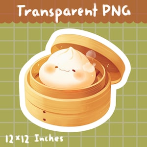 Dumpling- PNG, Digital Download, Clipart, Commercial use