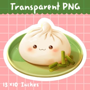 Korean mandu dumpling- PNG, Digital Download, Clipart, Commercial use