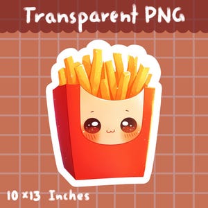 Pommes- PNG, digitaler Download, Clipart, kommerzielle Nutzung