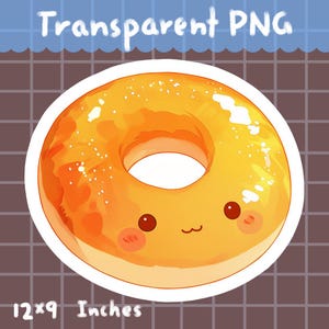 Bagel- PNG, digitaler Download, Clipart, kommerzielle Nutzung