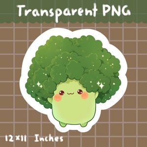 Broccoli floret- PNG, Digital Download, Clipart, Commercial use