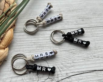 Wedding trifle, wedding gift, personalized keychain, keychain for couples, engagement gift