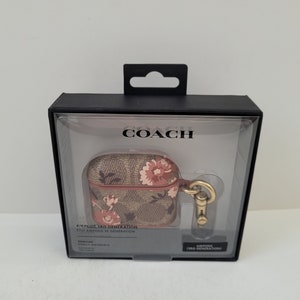New Coach Airpods 3rd Generation Floral Case With Keychain in 