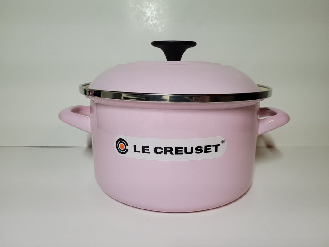 New Le Creuset Stock Pot 3 7/8 Qt Enamel on Steel Pink in Etsy