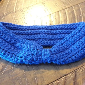 Gehäkeltes Stirnband Ohr wärmer Handmade häkeln Faux Knoten Winter Damen Ohr Wärmer Stirnband Haarband NEU