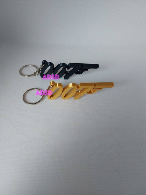 Tracked Shipment 007 James Bond Keychain Inspiration No Etsy