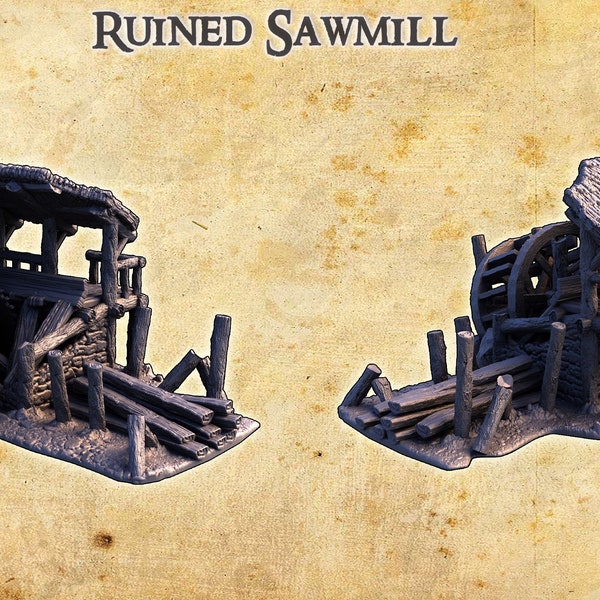 Abandoned / Ruined Sawmill DND Terrain