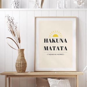 poster matata Hakuna