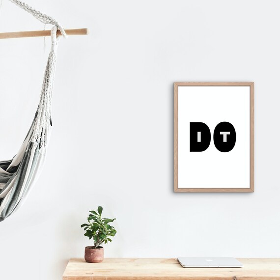 Amizou Din A4 Kunstdruck „Nicht Aufgeben“ – Motivationsposter Als Wanddeko Ohne Rahmen