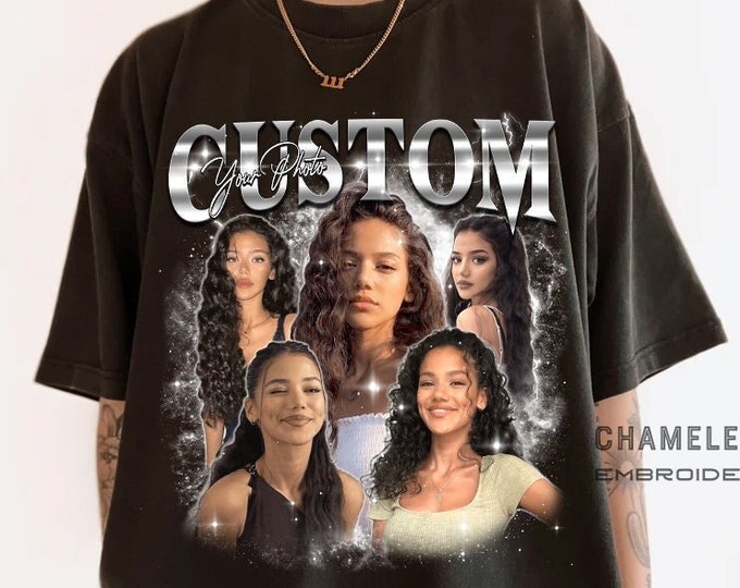 Custom Photo Face Shirts, Crop Photo Shirt, Face Shirts, Face on Shirts ...