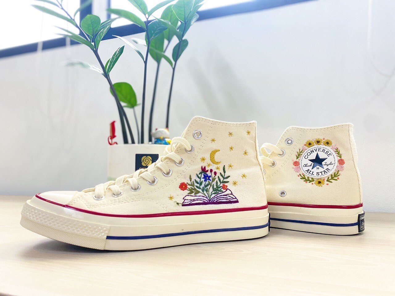 Converse with books on clearance them