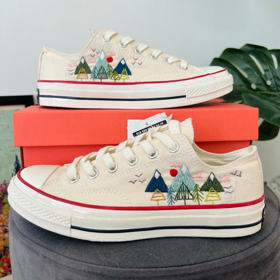 Converse Chuck Taylor brod e d arbres de for t de montagne
