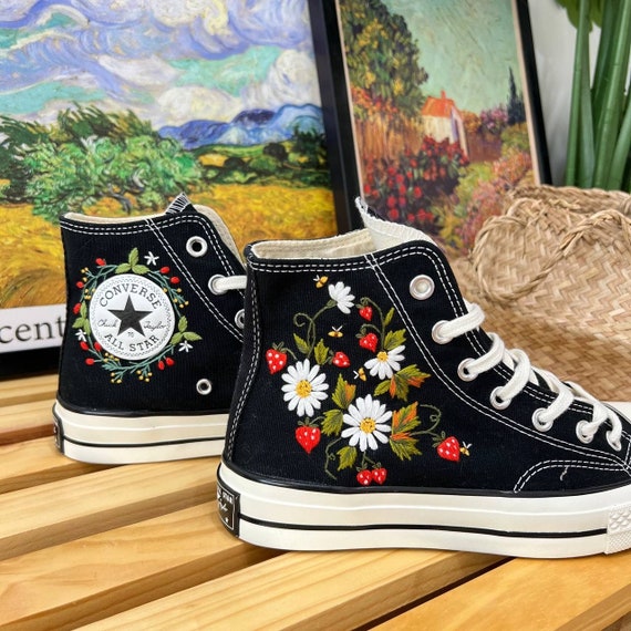 Converse top vintage flowers