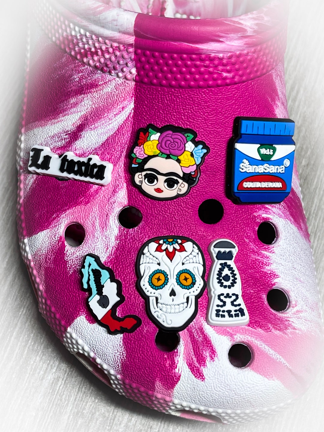 Mexican Charms Mexican Essentials Croc Charms Latino Charms Etsy