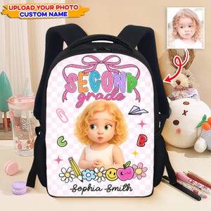 Name Kids Backpack - Birthday Gift - School Bags For Children & Toddlers, Back to School, Gifts for Girls Boys