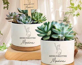 Vaso commemorativo per gatti personalizzato, regalo personalizzato per la perdita di un animale domestico, vaso commemorativo per animali domestici mai dimenticati, regalo di condoglianze per gli amanti dei gatti, regalo per la perdita di un gatto.