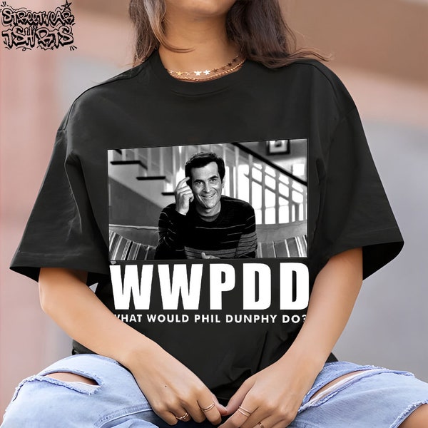 Phil Dunphy Vintage Graphic 90s Tshirt, TV Show Homage Graphic T-shirt Unisex, Bootleg Retro 90's Fans Tee, Custom Photo Shirt