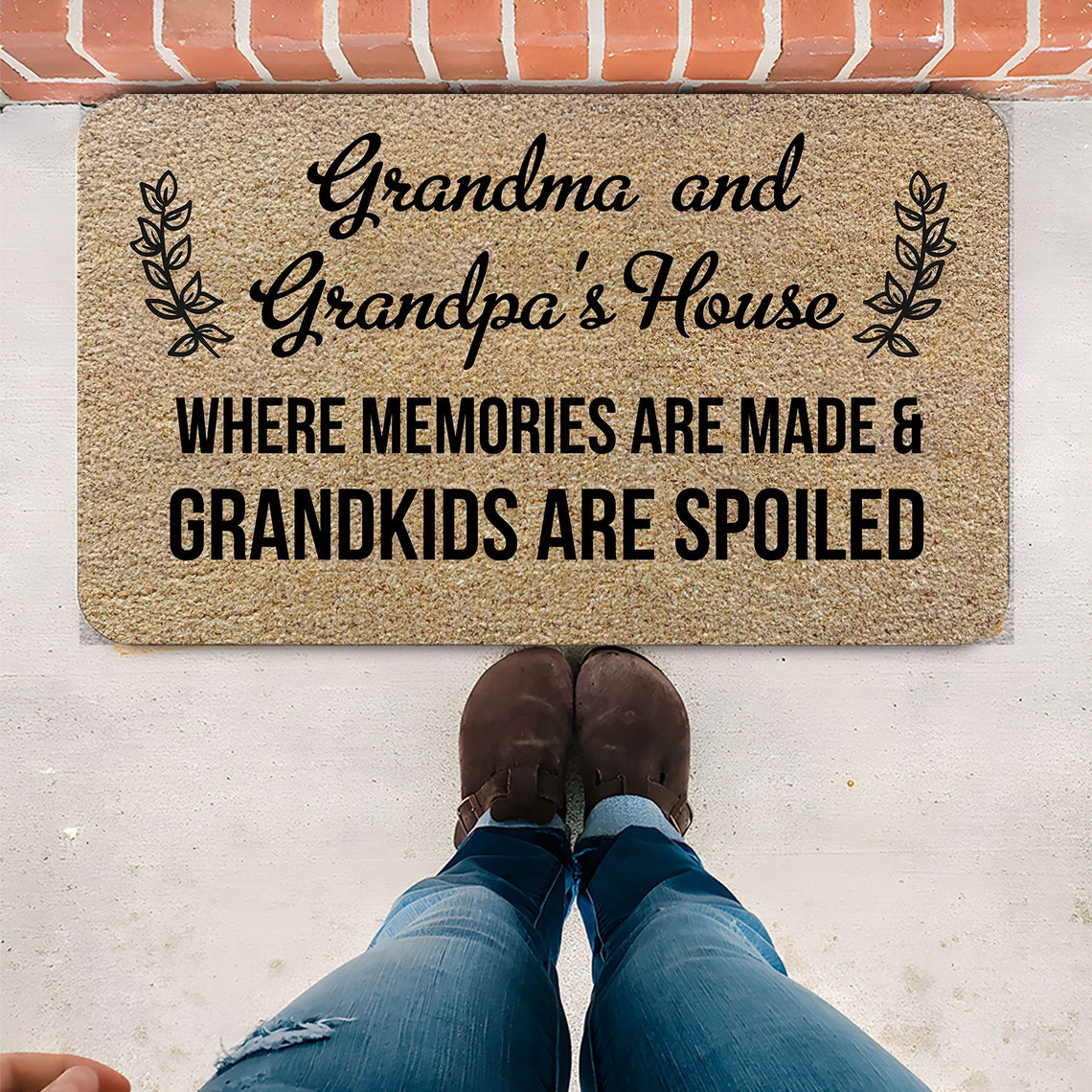 Grandma and Grandpa's House Doormat, Where Memories Are Made ...