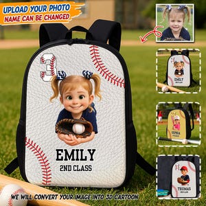 Personalized Kids Backpack - Birthday Gift - School Bags For Children & Toddlers, Back to School, Gifts for Girls Boys