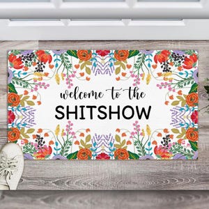 Funny Doormat Custom Indoor Doormat, Welcome Doormat Home and Office Decorative Entry Rug Garden